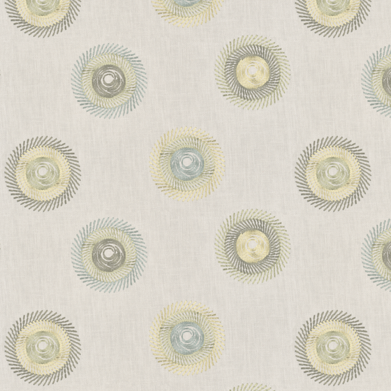 Beautiful Earth Color Bru Buru Embroidered Fabric for Cozy Decor