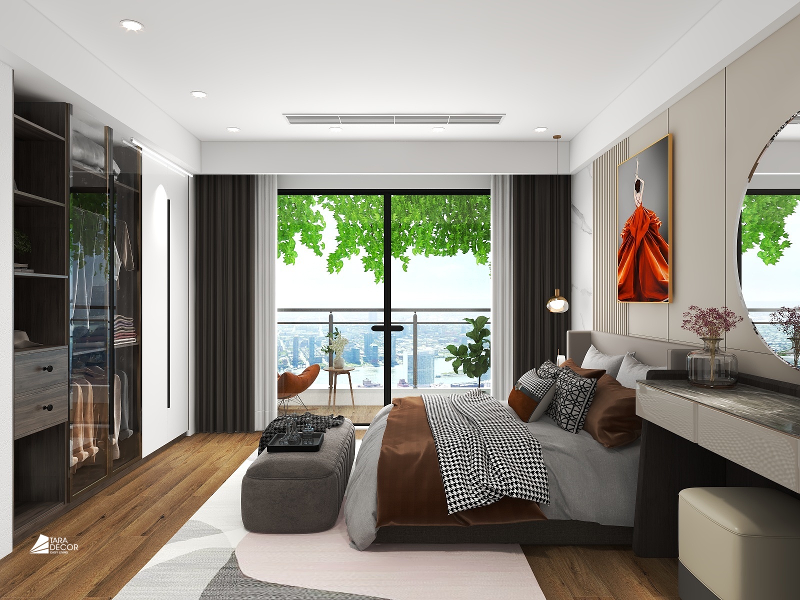 Tara Homes的装修设计方案:thiết kế căn hộ chung cư