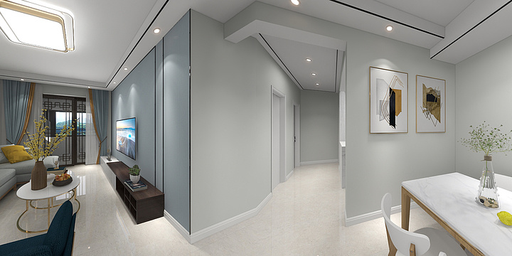 吉丽设计工作室-建业春天里21-2807-装修设计方案