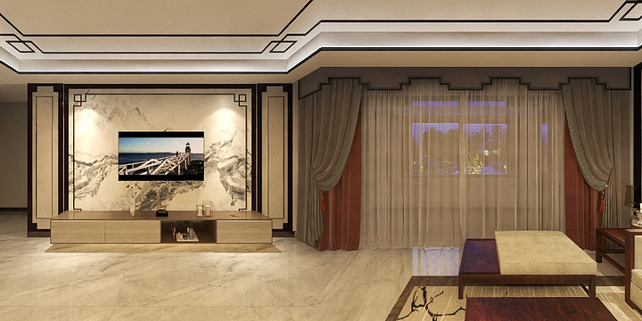 暄卿-荣华贵苑118㎡-装修设计方案