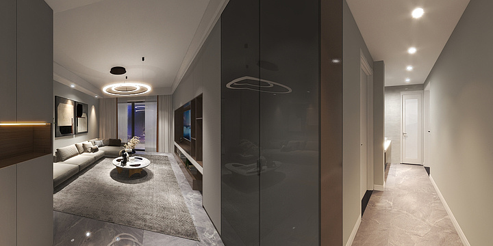 于娟设计师-翠屏国际城量房尺寸图，于娟 2.-装修设计方案