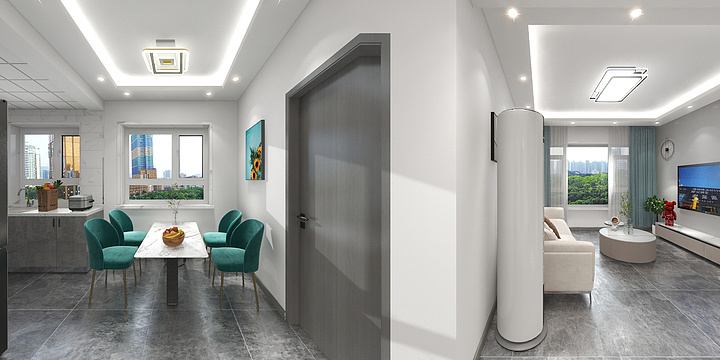 Demon丶丿-幸福美郡2#1-801-装修设计方案