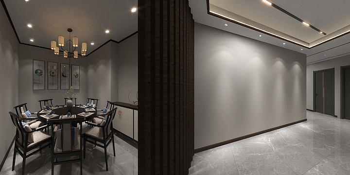 設計部-朋悦食府02.dxf-装修设计方案