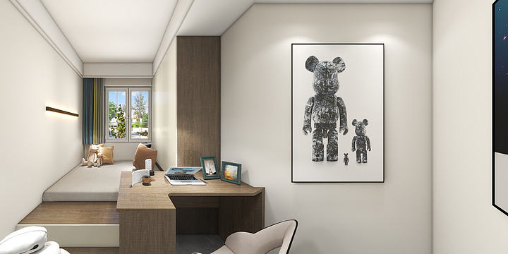 赴屿丶-地质局三居-装修设计方案