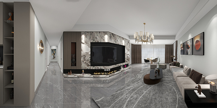 YM121-融冠乐城沈老师雅居-装修设计方案