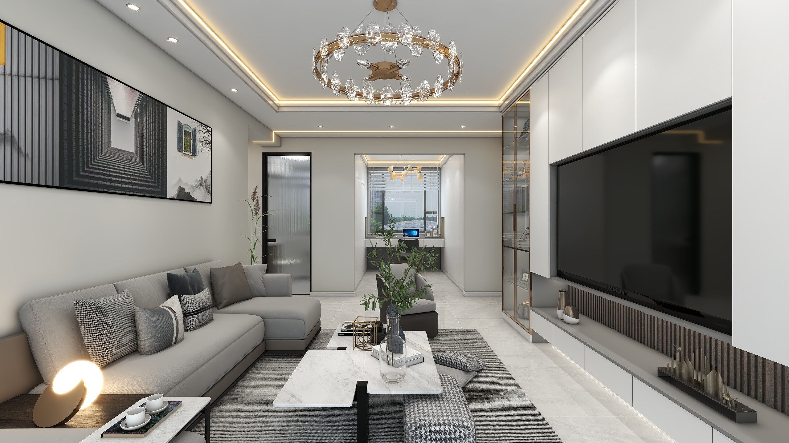 环宇0315-红荔园-二期94㎡3室装修效果图