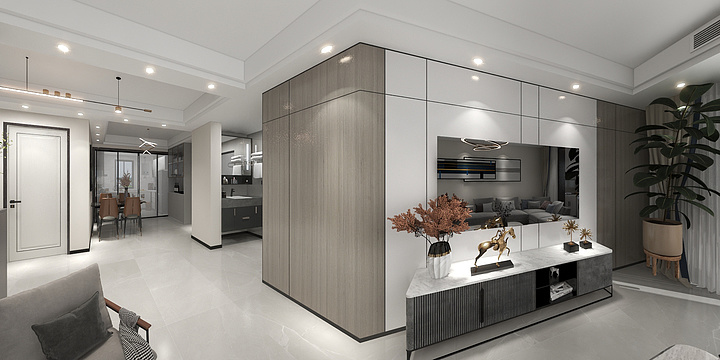 西门下雪-2022.10.9幸福城南苑9幢1单元1801-装修设计方案