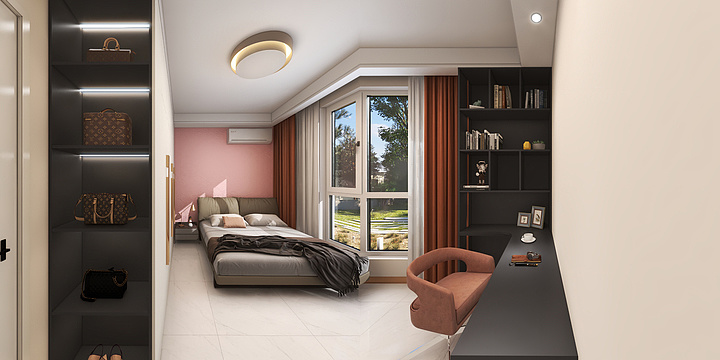 予光设计Eric-正定**小区一层雅居-装修设计方案