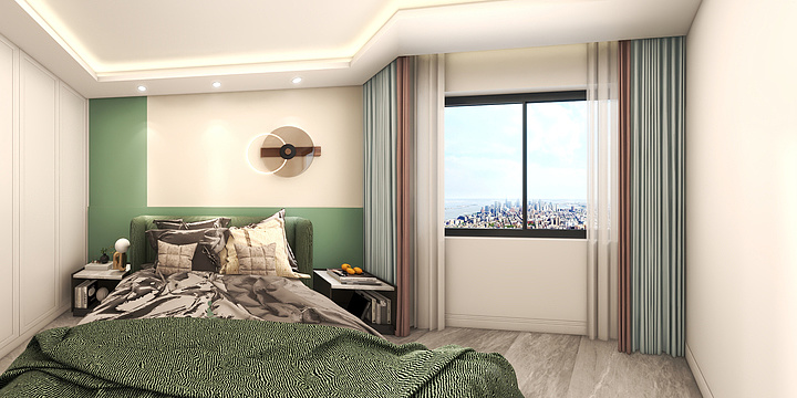 @天奇-海德公园83㎡2室-装修设计方案