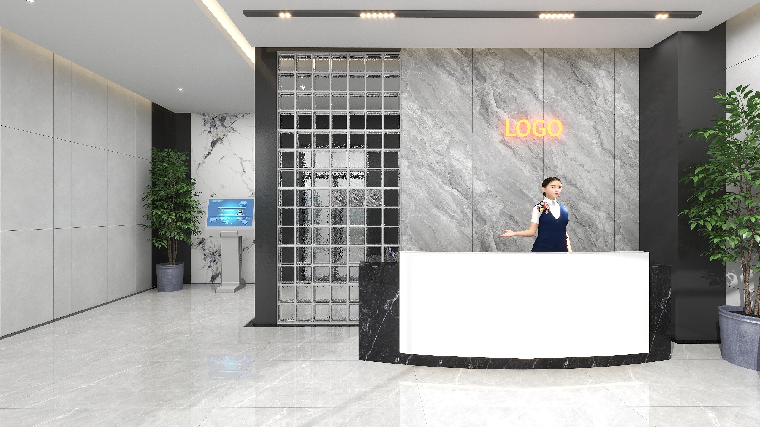 陈晓设计师-国投公司大厅—1-装修设计方案