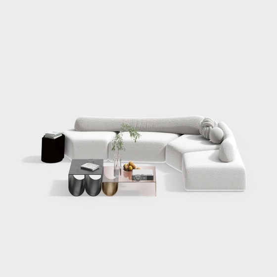 Scandinavian Seats & Sofas,Sectional Sofas,Gray