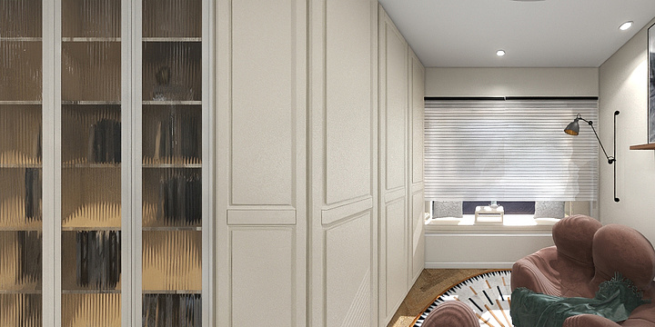 溏子-海德公园80㎡2室-装修设计方案