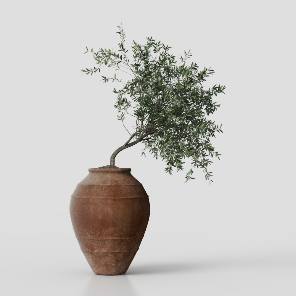 侘寂风绿植盆栽