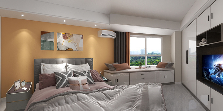 cr室内设计-130㎡4室-装修设计方案