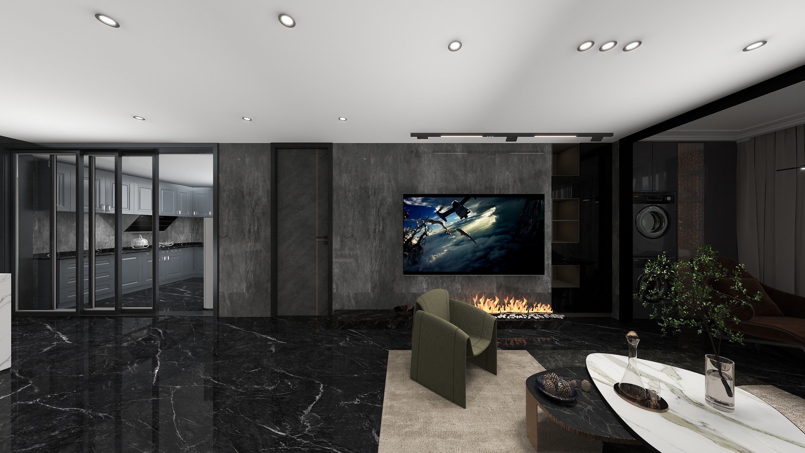 设计师玉京子-邵阳中驰阳光里126㎡装修效果图