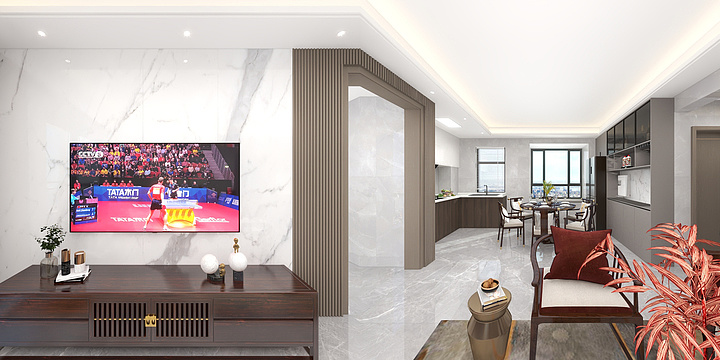 空间大师装饰设计杨工-东莞大道松山湖5-1904张小姐-装修设计方案