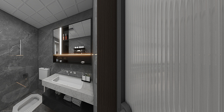 罗超设计丶-公园城.dwg--装修设计方案