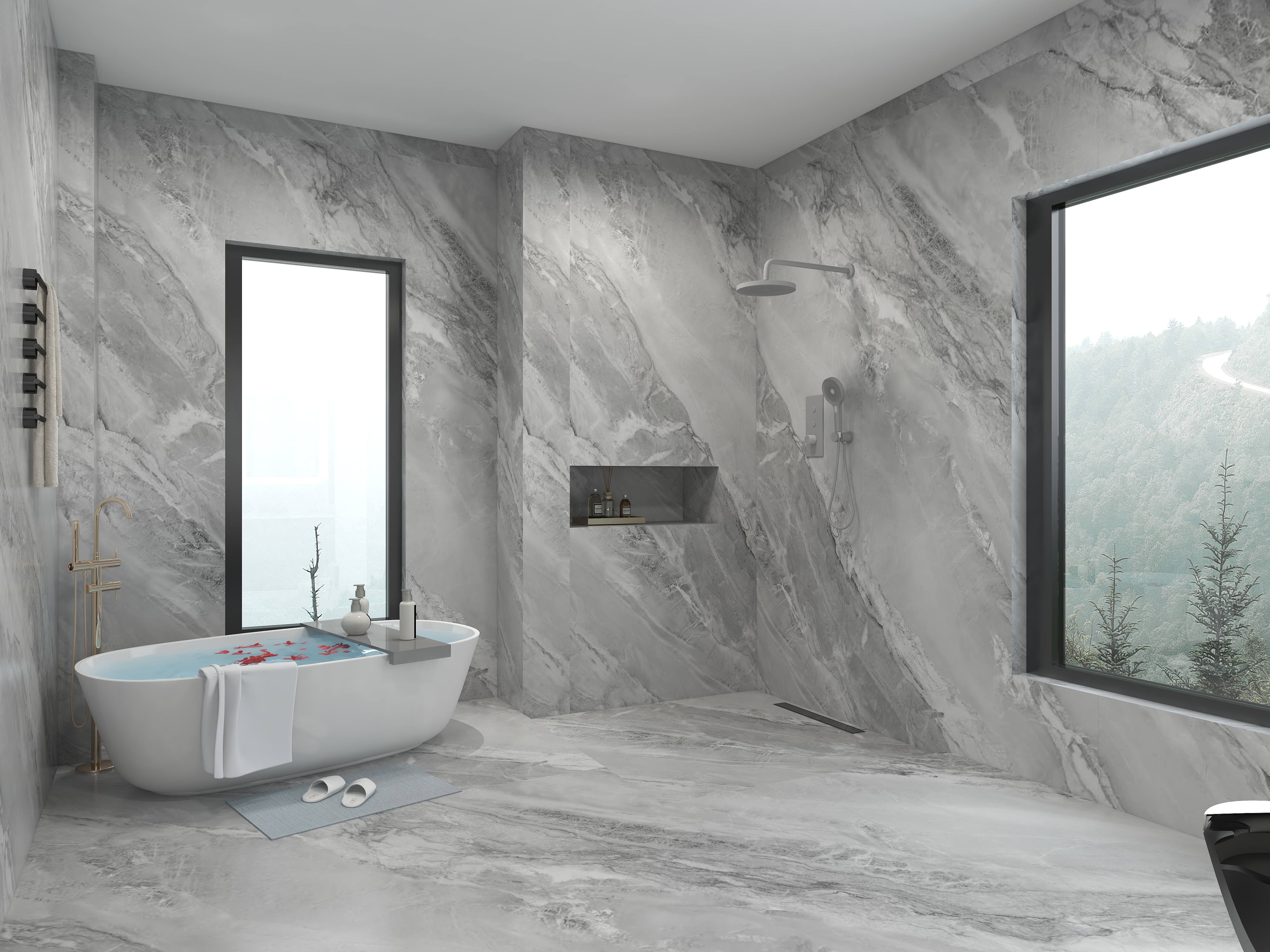 明哥定制-胡娟福宅卫浴效果展示-装修设计方案