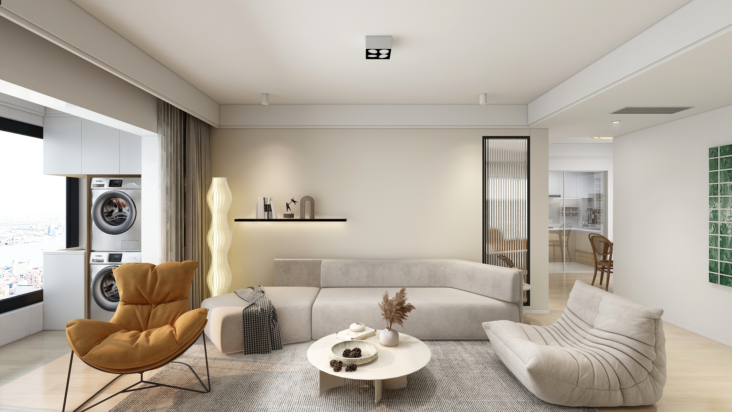 设计师梁壮-原木风|润物无声-装修设计方案