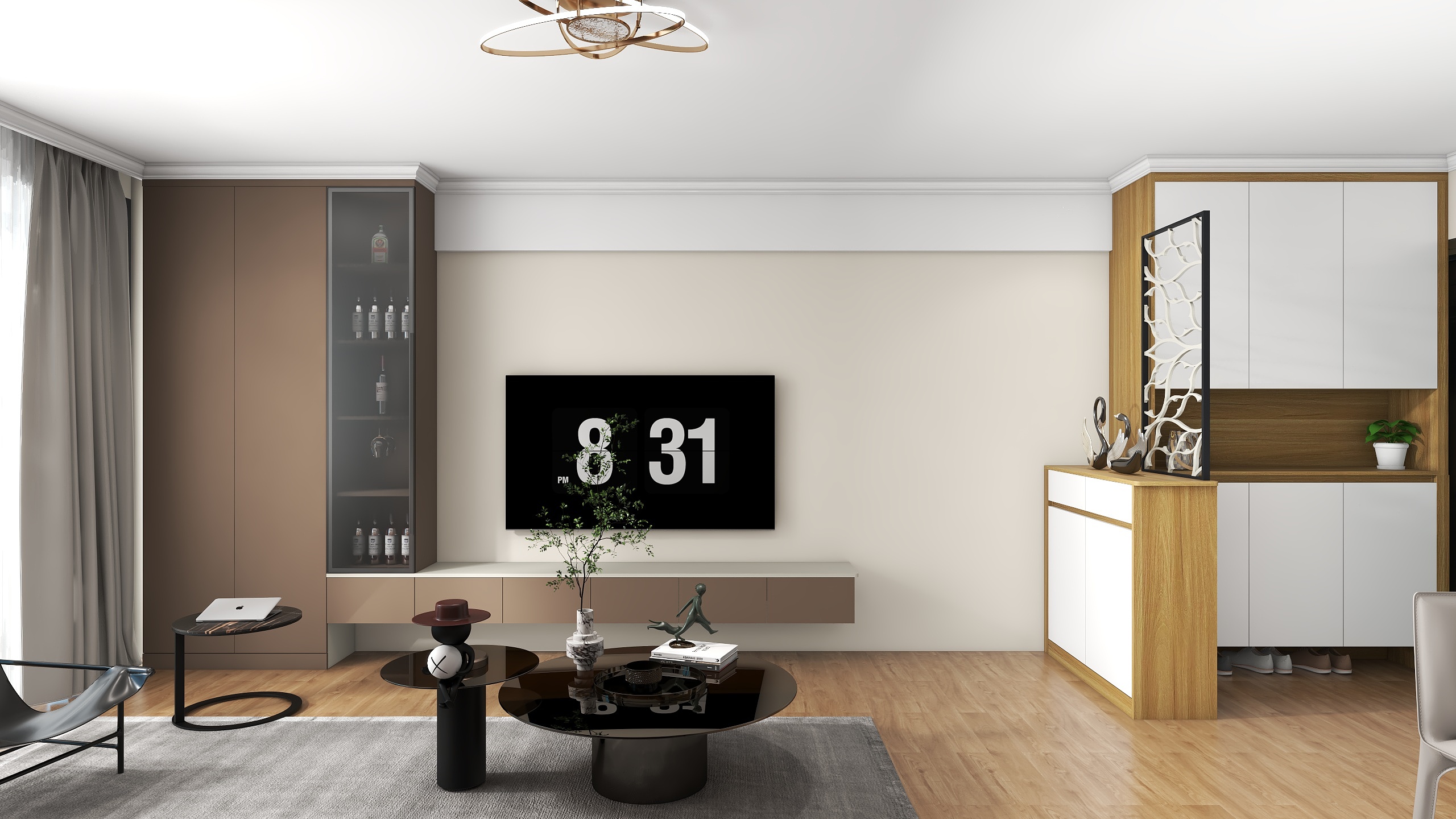 疯蜜柚子茶-合富101㎡3室-装修设计方案