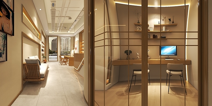 姚卓彬-日式美容SPA-一楼-装修设计方案