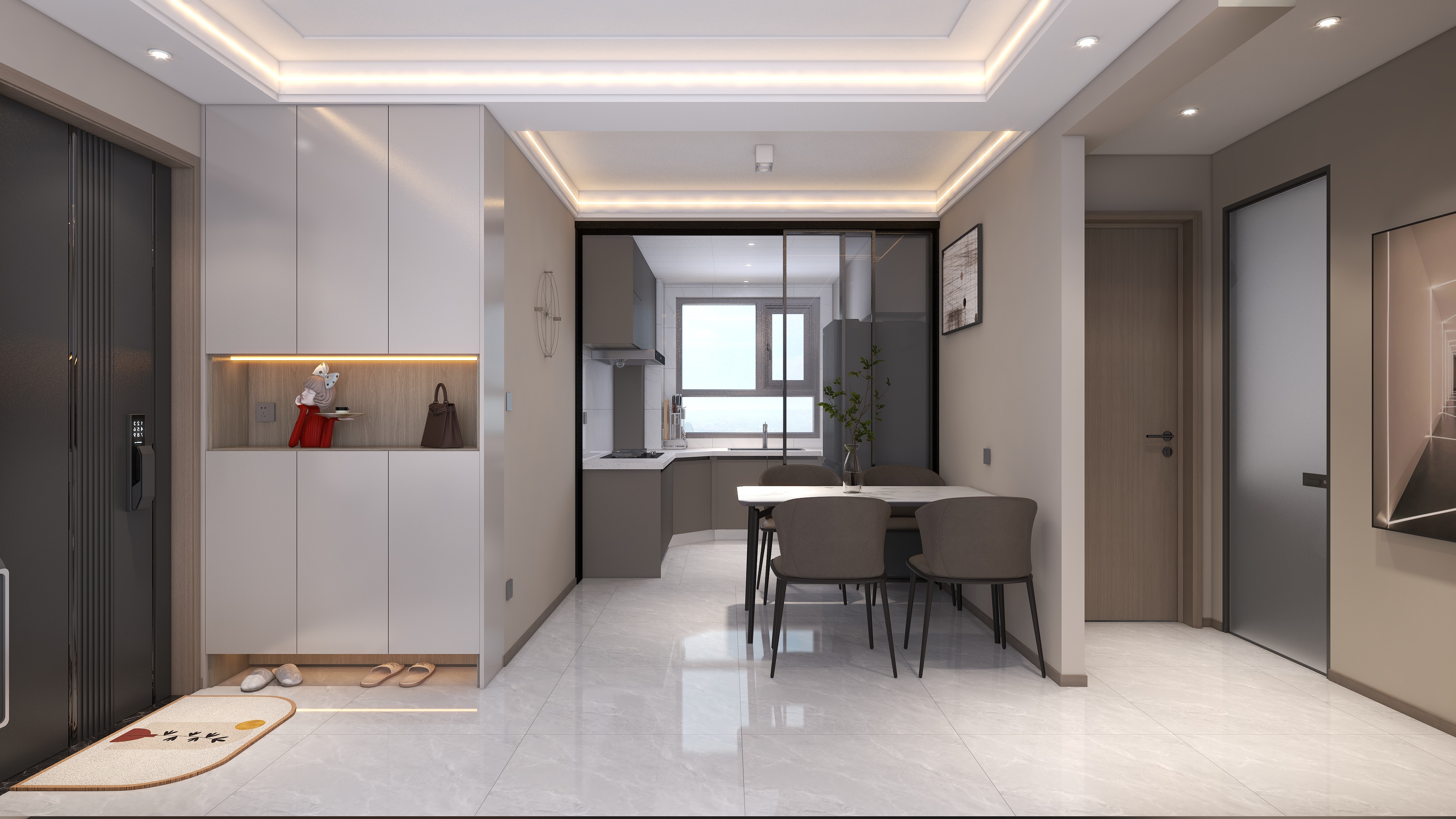 唐山天阔装饰-万润壹号4-2-701-装修设计方案