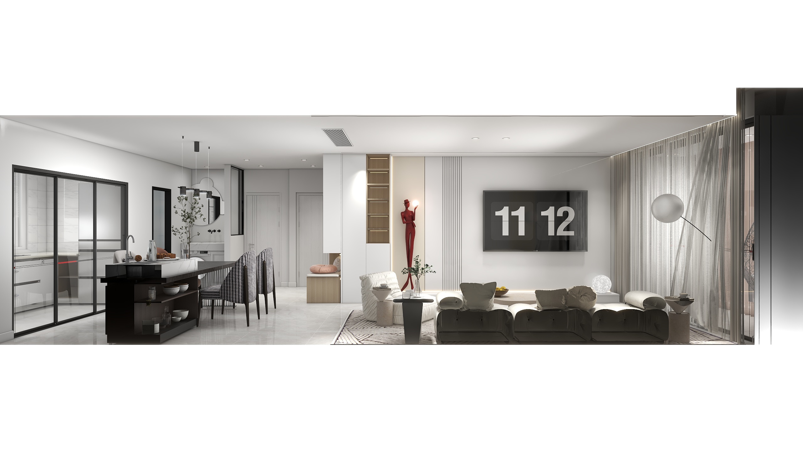 刘展Lzcrc.-115㎡3室-装修设计方案