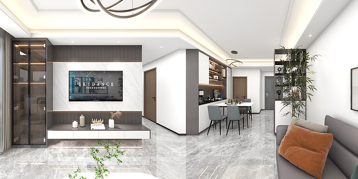 五华伊恋全屋定制-93锦麟峯荟C1现代-装修设计方案