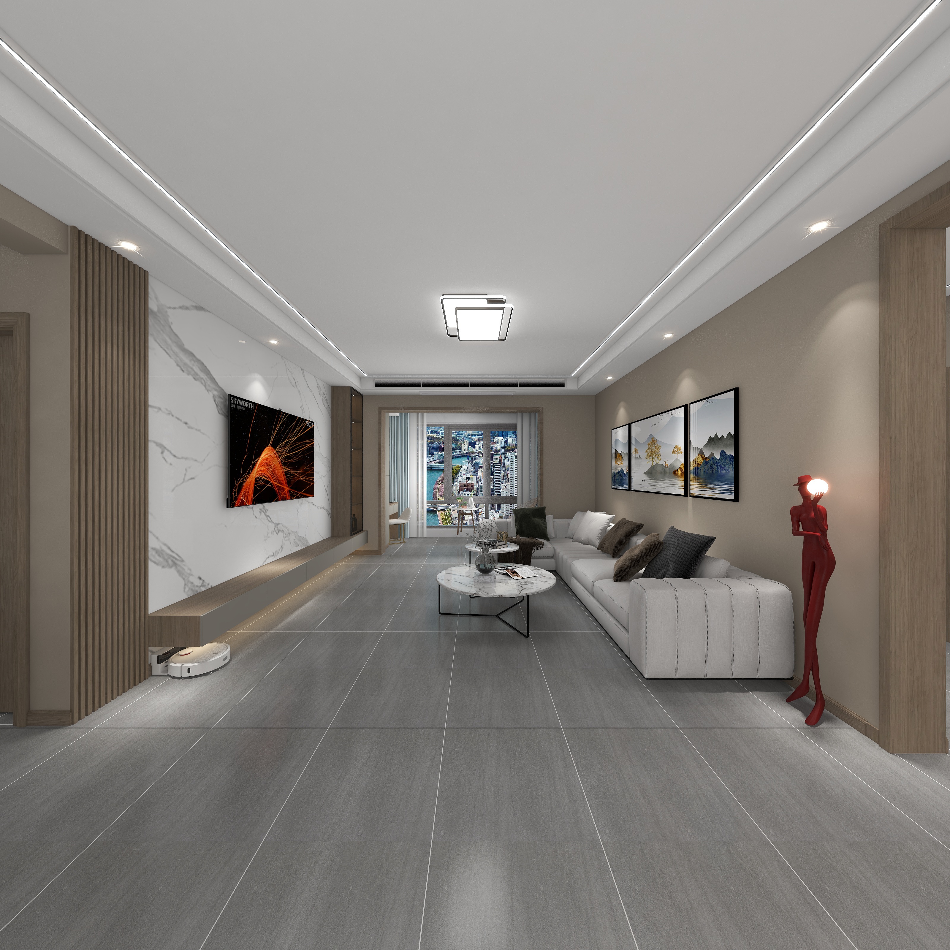 临泉正楷设计-142㎡4室装修效果图