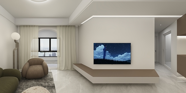 爱画画的设计李-橄榄城-装修设计方案