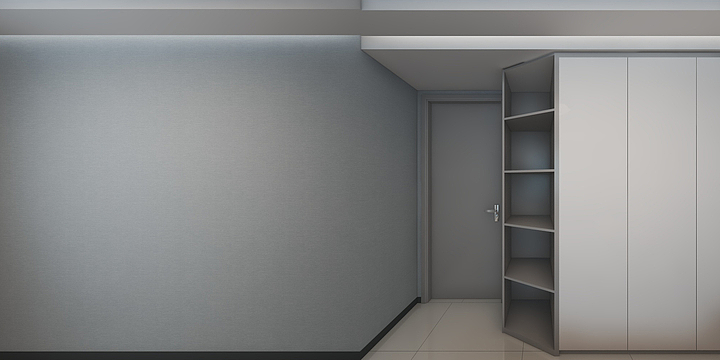 保定原筑装饰-香邑澜山95㎡2室-装修设计方案