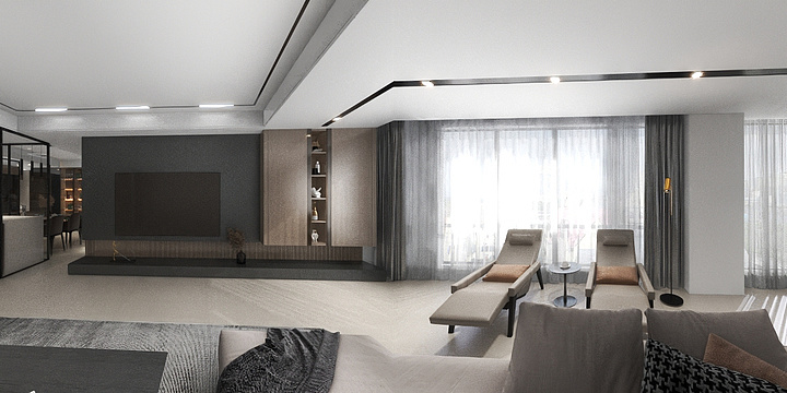 Desig陈-模板副本-现代高级灰吊顶-装修设计方案