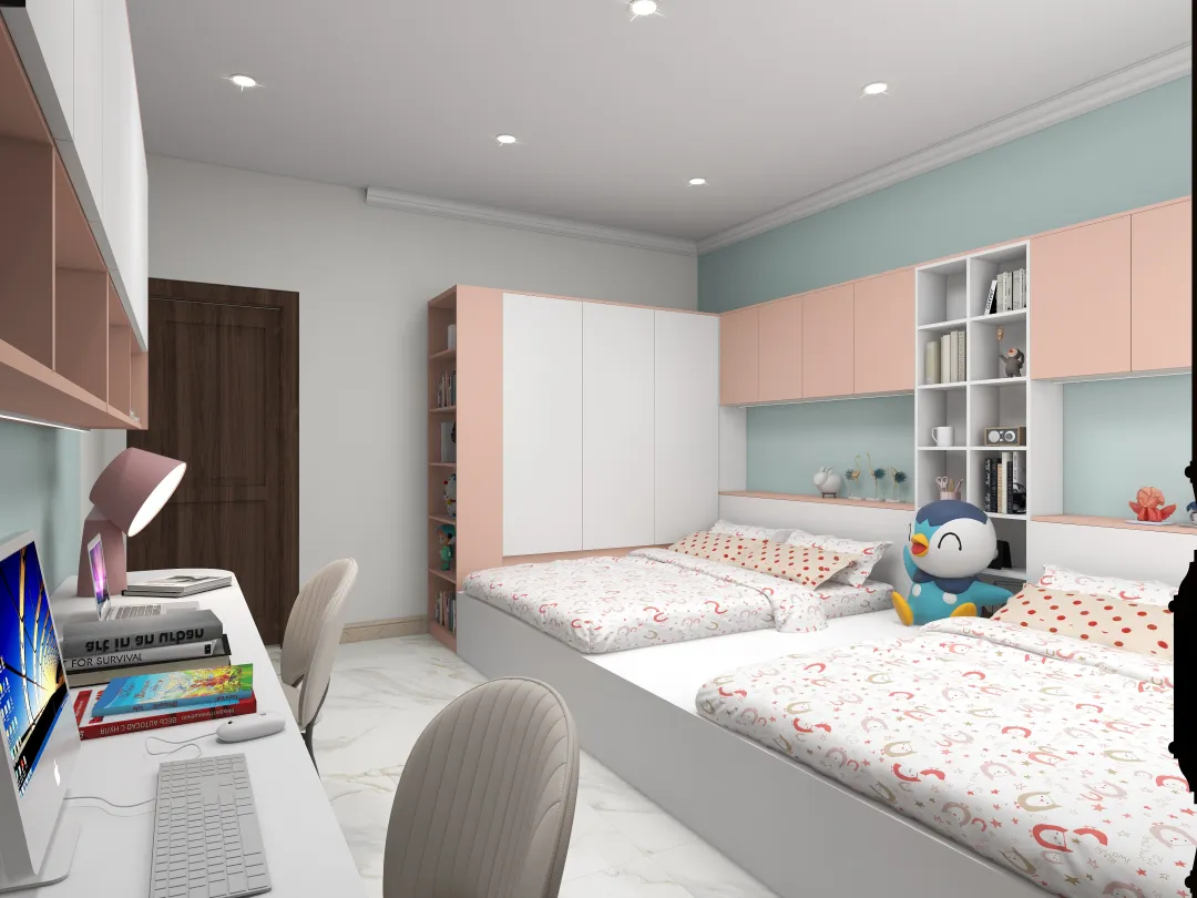 NEXTHOME的装修设计方案:VN-Bedroom for twin girls