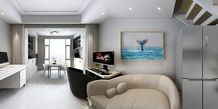 设计师-滕哥--现代简约42㎡-装修设计方案