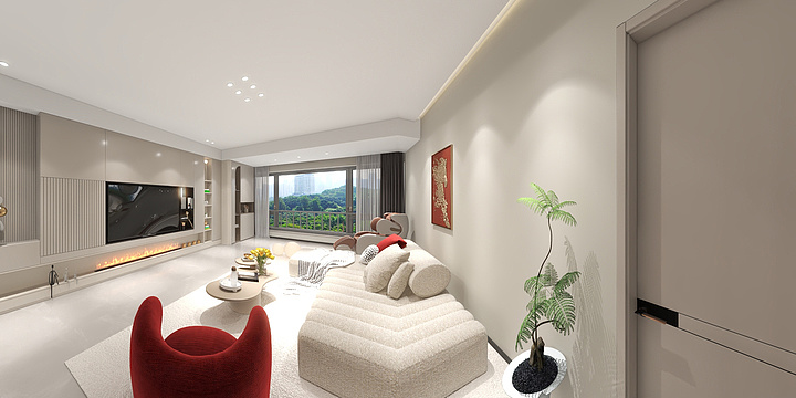 Interior3Design-正商b2a东户-装修设计方案