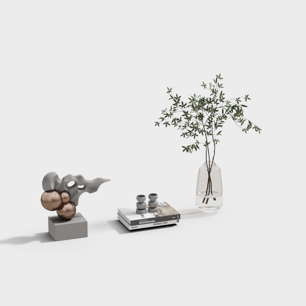 MasaSanty/玛萨圣帝-现代餐厅饰品  【Tyche/堤喀系列】3D模型
