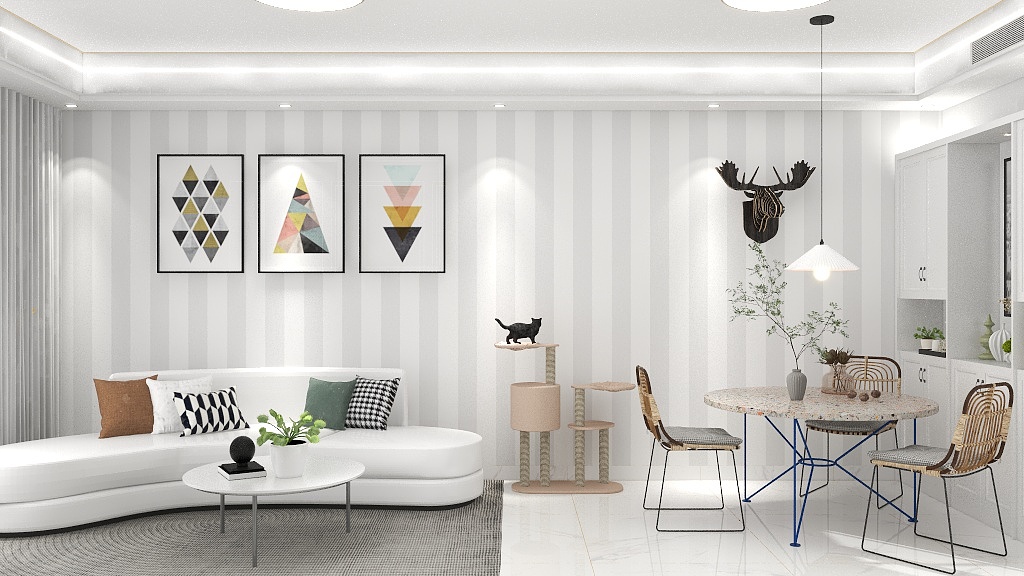 Jazzba-海德公园81㎡3室-装修设计方案