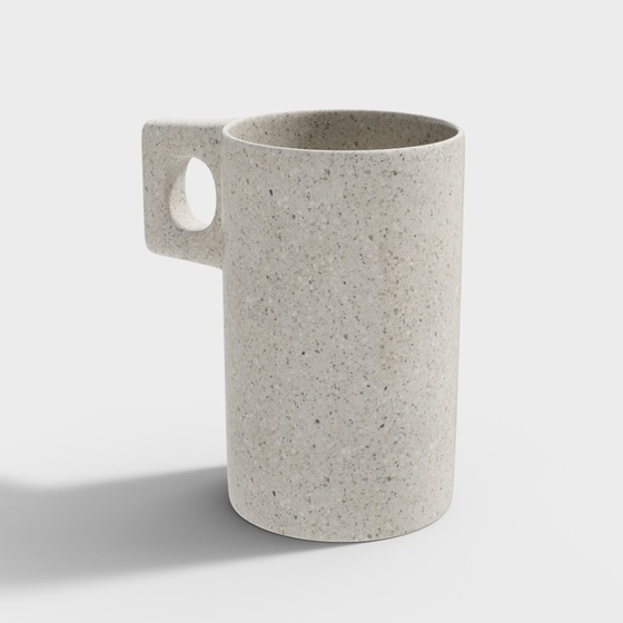 Modern cream style mug