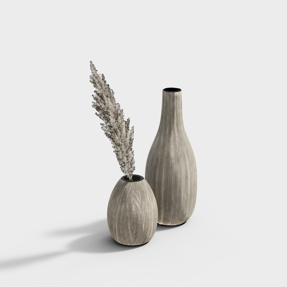 Wabi-sabi style vase ornaments