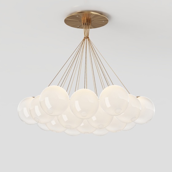 French cream style chandelier
