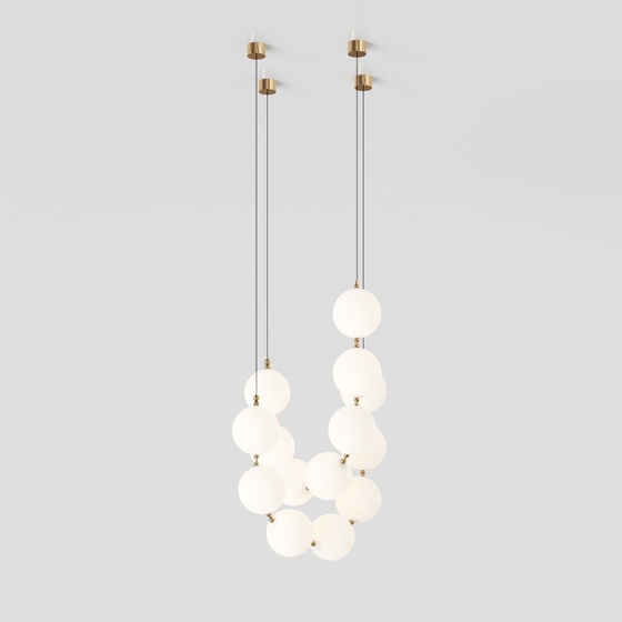 Modern cream style chandelier