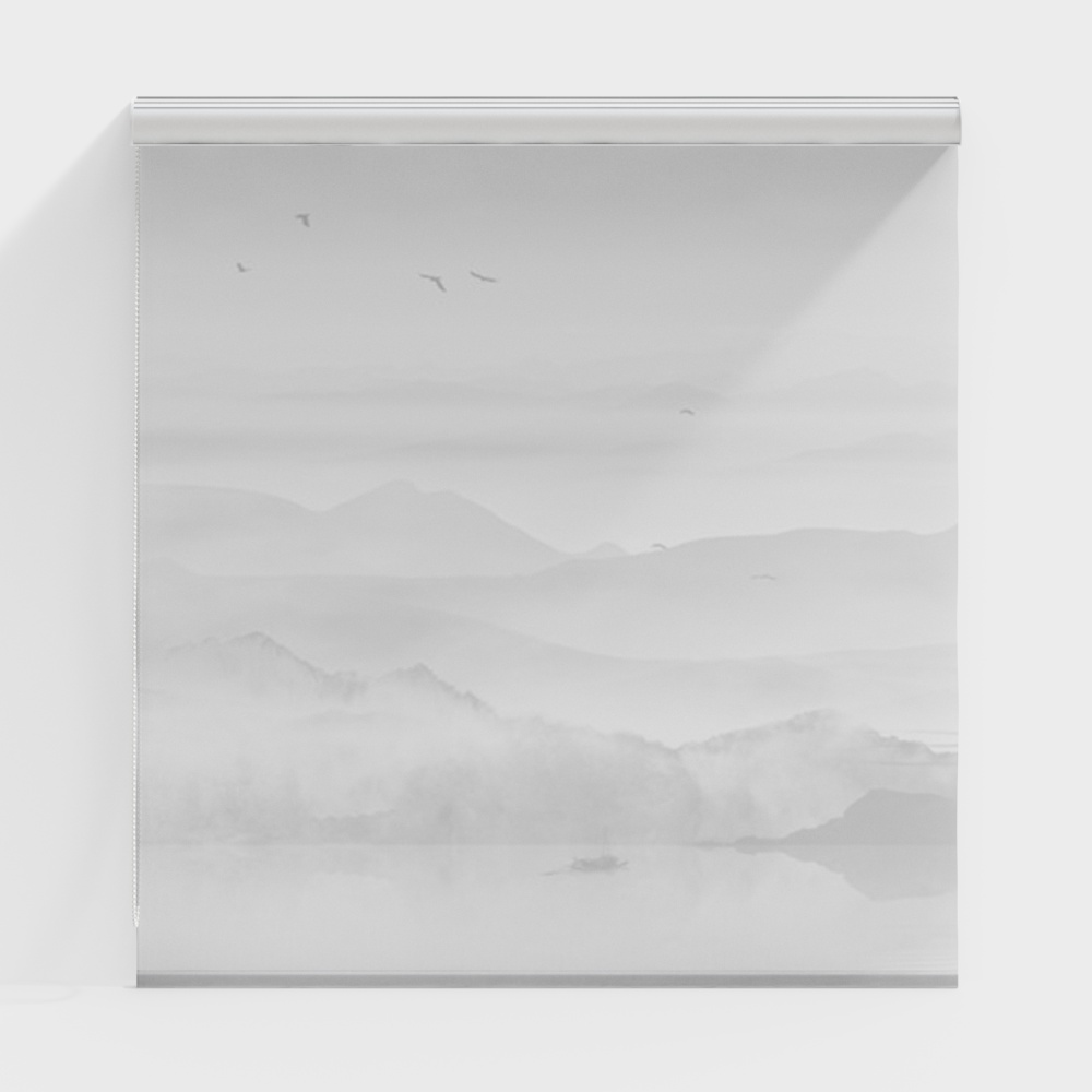 卷帘-数码打印-透景-1.6m3D模型