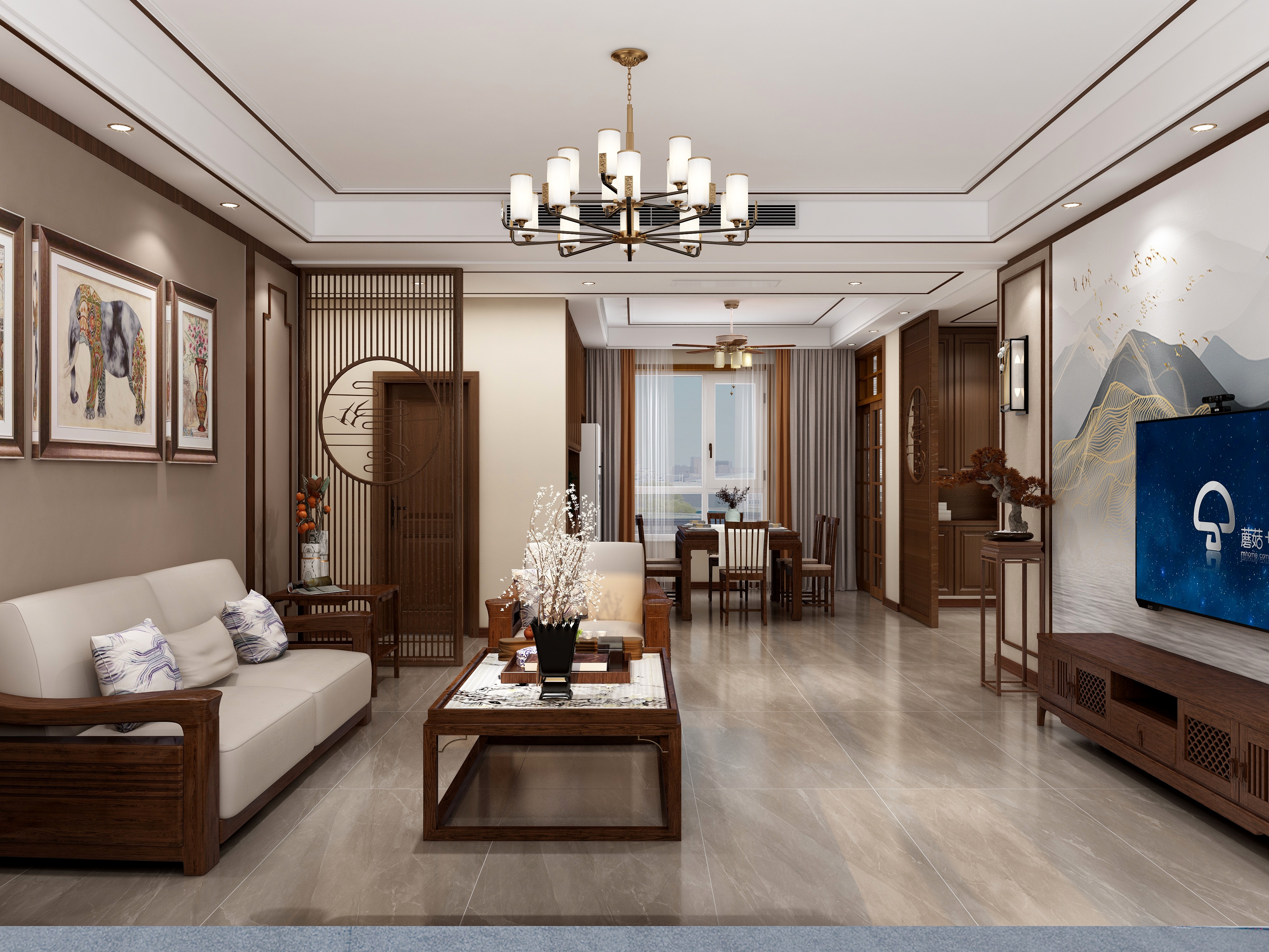 武WK-美达新中式-装修设计方案