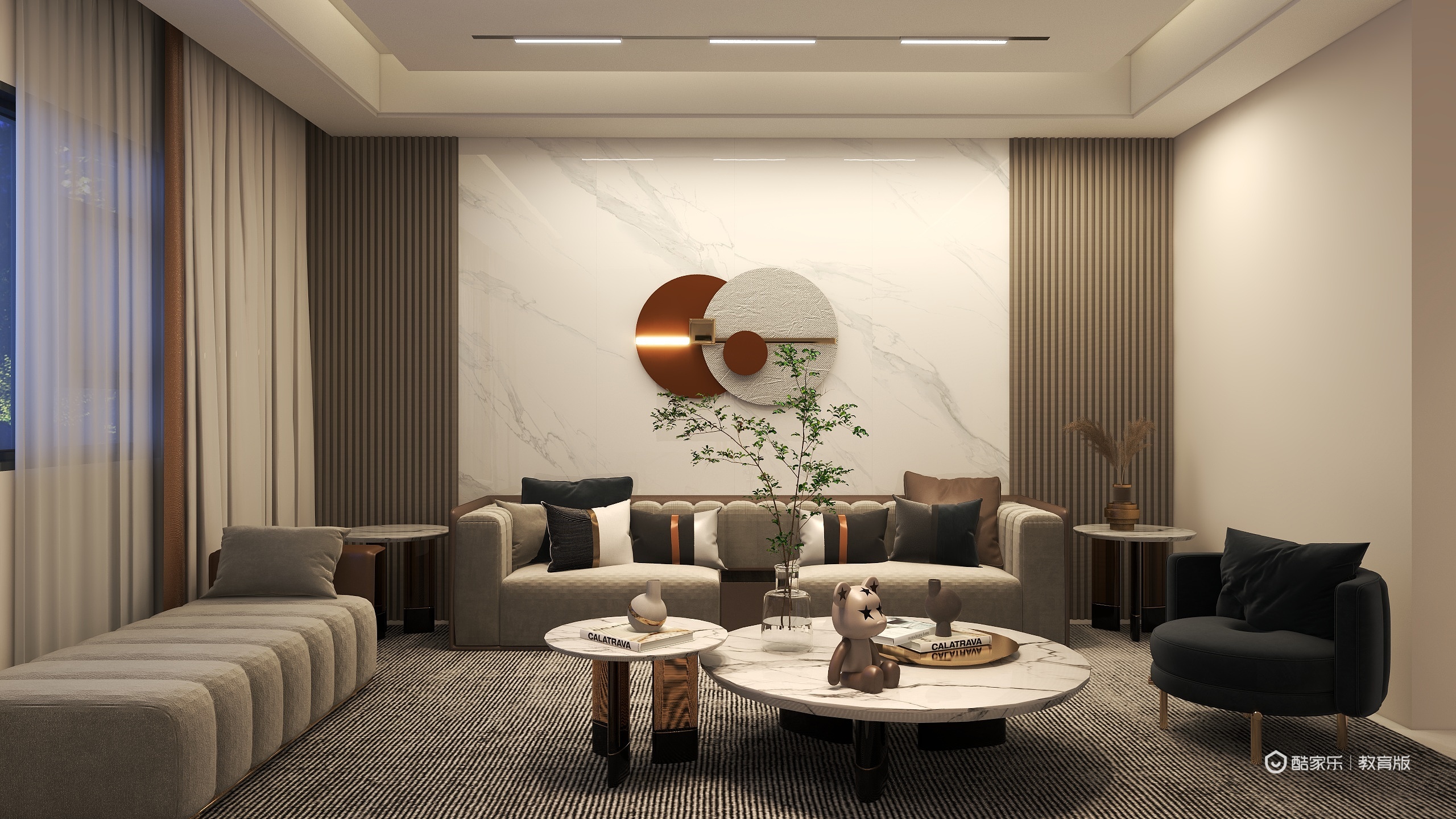 郭浩mKmj-现代极简 152平装修效果图