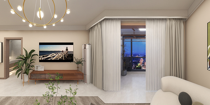 室内设计师刘雨-北海 森林半岛北欧风-装修设计方案