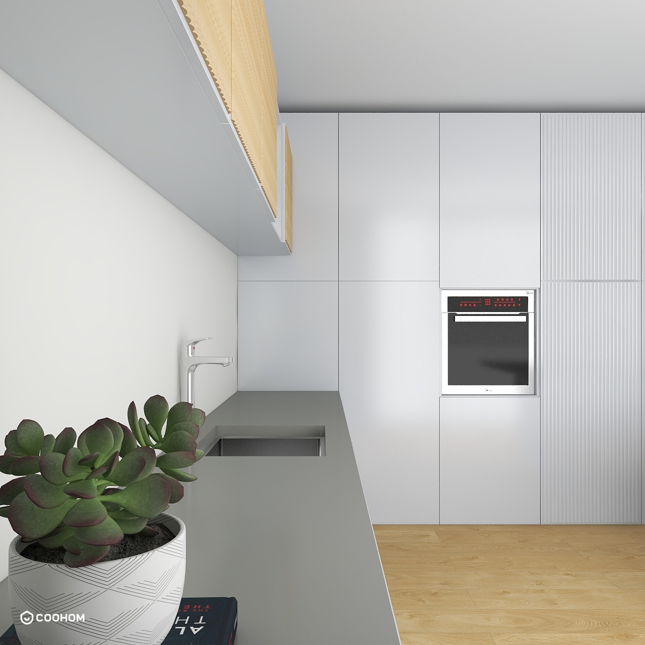 Minimalist Kitchen-Coohom design community 