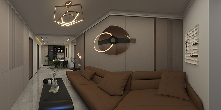 全案设计*小强-99户型B方案-装修设计方案