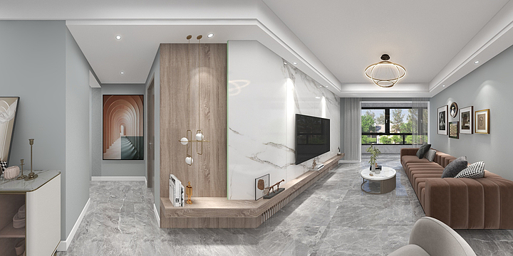 Yuyngrr-晖悦花园116平-名冠装饰-装修设计方案