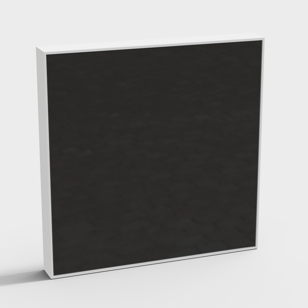 Yeelight Pro-M20智能开关1开零火-汉玉白3D模型