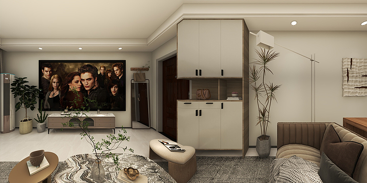 丿墨梵-宝石佳苑效果-装修设计方案